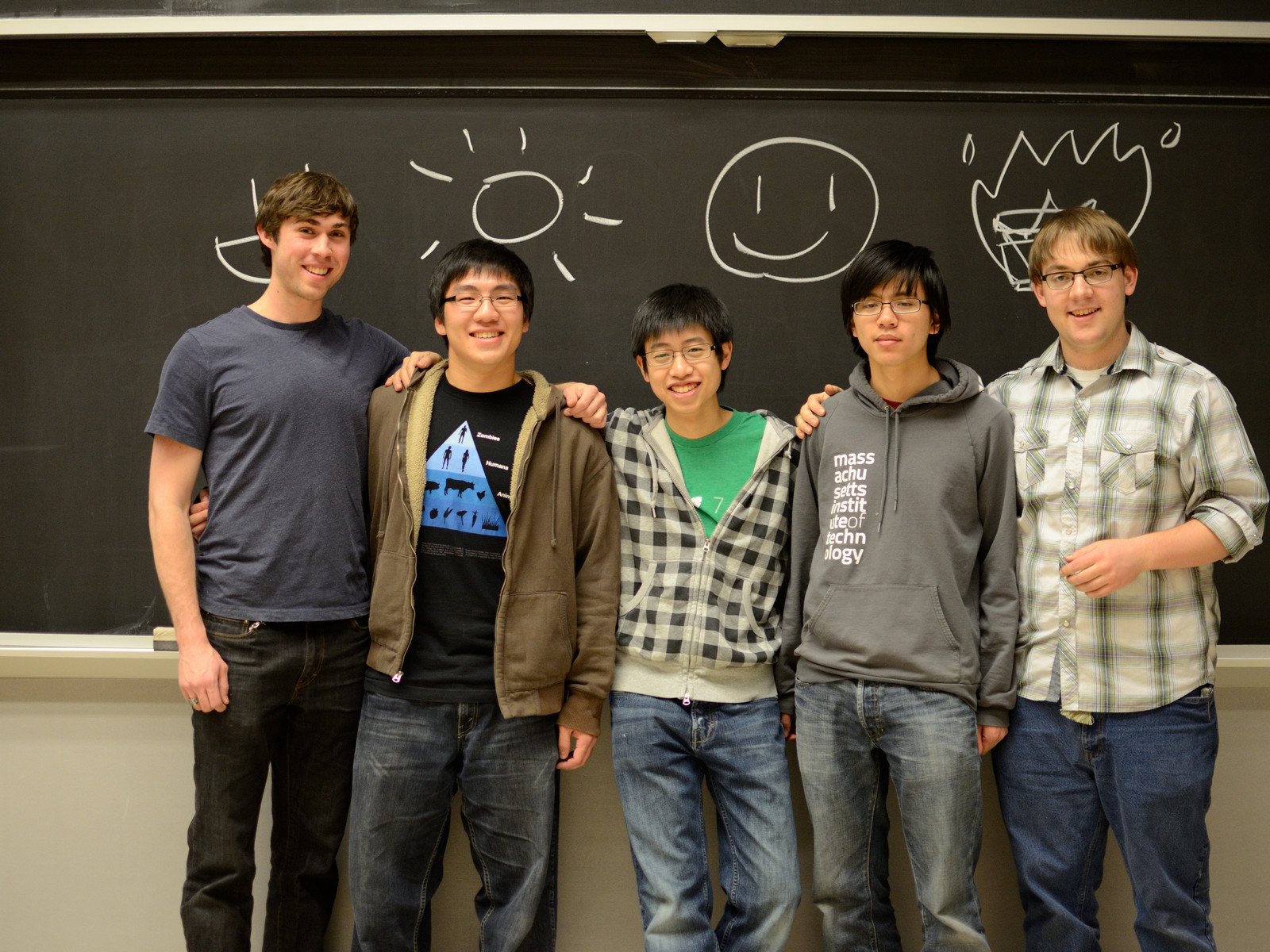 Four extremely handsome MIT undergrads make up the MIT MASLAB 2014 Team 9